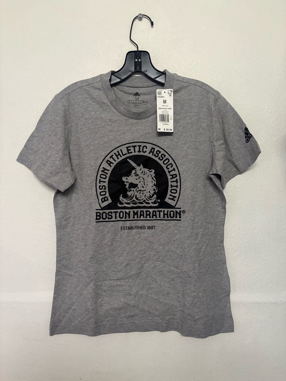 Adidas Women Boston Marathon Archive Tee H53691